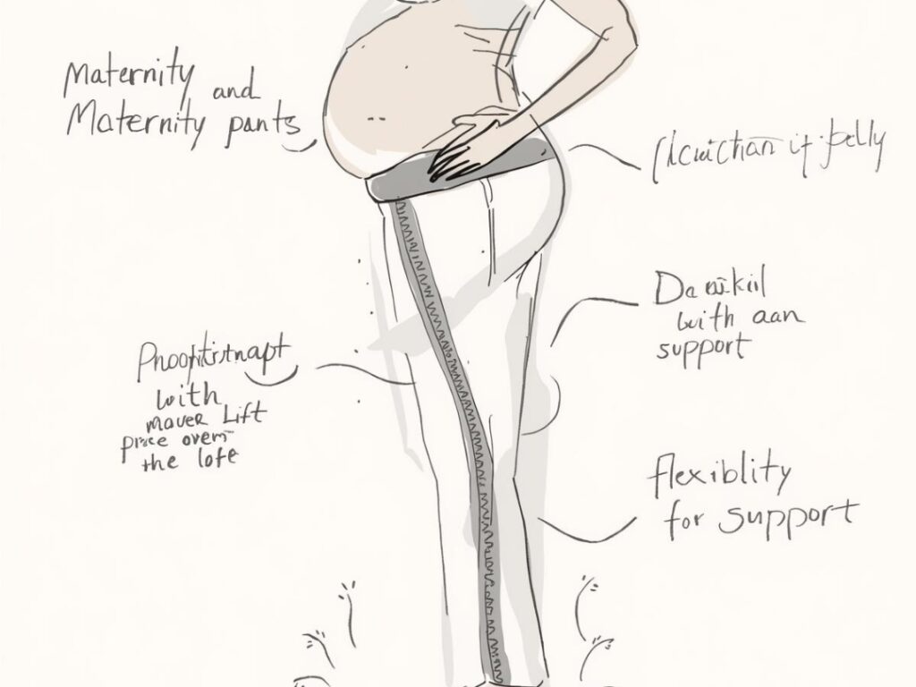 مزایای شلوار بارداری بالای شکم و زیر شکم